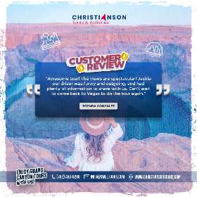 Customer review - Christianson Tours - Grand Canyon and Hoover Dam Tours - Grand Canyon | Christianson Tours Grand Canyon