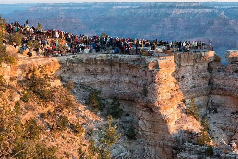 experience sunrise & sunset at the grand canyon