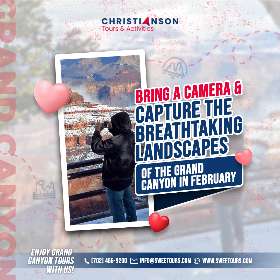 Grand Canyon tours in February are stunning - Grand canyon vacation | Christianson Tours