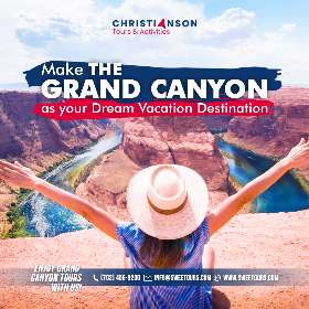 Make Grand Canyon as Your Dream Vacation - Grand Canyon Tours - Bus Tour Grand Canyon | Christianson Tours