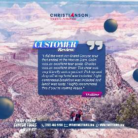 Customer Review - Christianson Tours - Satisfaction Grand Canyon Tours | Christianson Tours