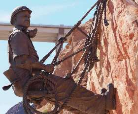 High Scaler at Hoover Dam - Hoover Dam Monument | Christianson Tours Hoover Dam Tours