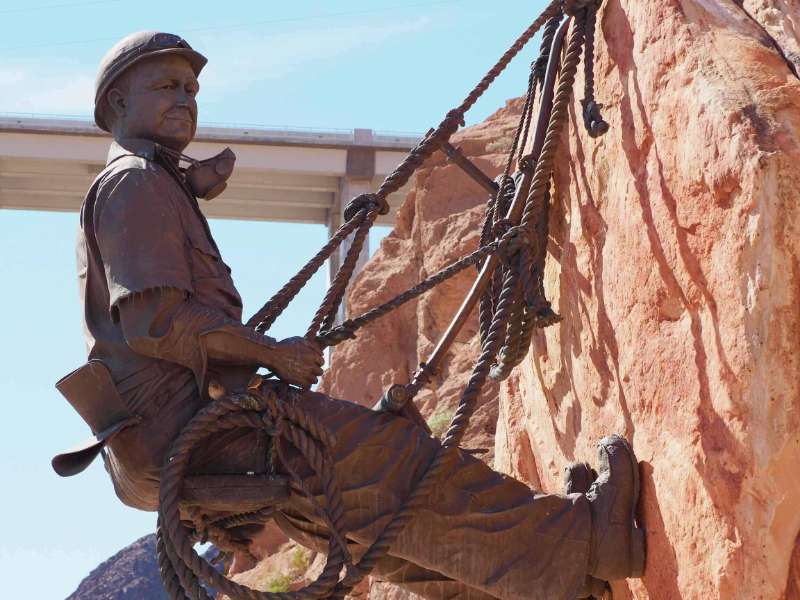 high scaler at hoover dam - hoover dam monument