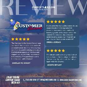 Christianson Tours | Customer Review - Satisfaction Grand Canyon Tour Customers
