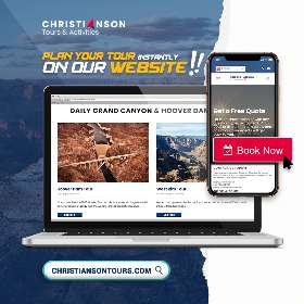 Grand Canyon Tours - Book online on Christianson Tours Website
