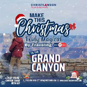 Grand Canyon Tours in Christmas and Winter | Christianson Tours