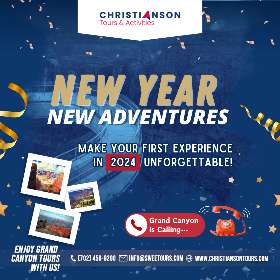 New Adventure in 2024 - Grand Canyon Tour From Las Vegas | Christianson Tours