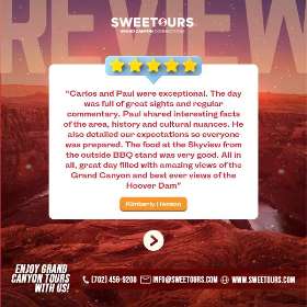 Grand Canyon Tour Review From Customers | Sweetours