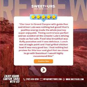 Grand Canyon Tour Review From Customers | Sweetours