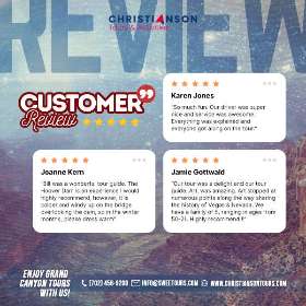 Grand Canyon Tour Review From Customers | Christianson Tours