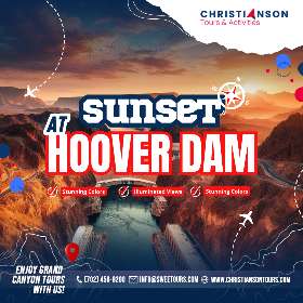 Sunset at Hoover Dam | Christianson Tours