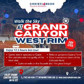 Christianson Tours | Grand Canyon Tours from Las Vegas