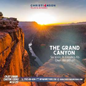 The Grand Canyon: So Vast, It Creates Its Own Weather!