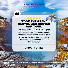 Grand Canyon Tour Review From Customers | Christianson Tours