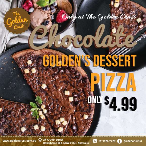 GOLDEN CRUST'S DESSERT PIZZA