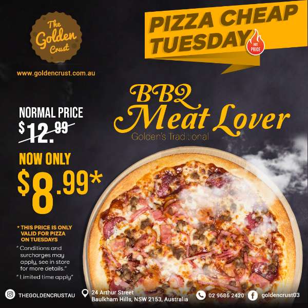 GOLDEN'S TRADITIONAL BBQ MEAT LOVER