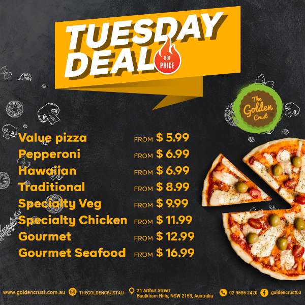 CHEAP TUESDAY PIZZA