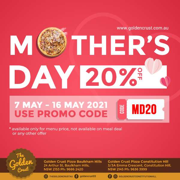 HAPPY MOTHER'S DAY! | ENJOY 20% OFF
