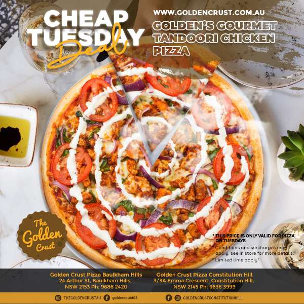 Tandoori Chicken Pizza