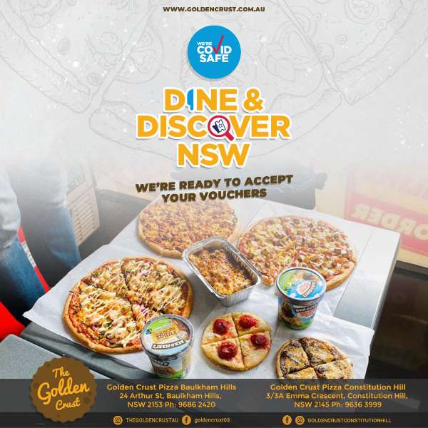 Golden Crust Pizza Baulkham Hills - Dine and Discover NSW