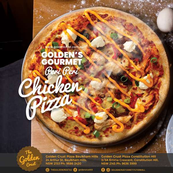 Goldens Gourmet Peri Peri Chicken Pizza