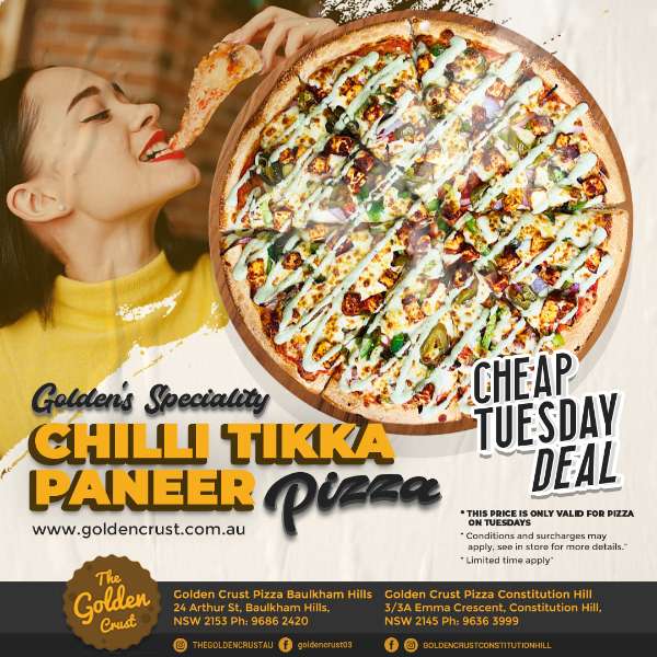 Golden's Speciality Chilli Tikka Paneer