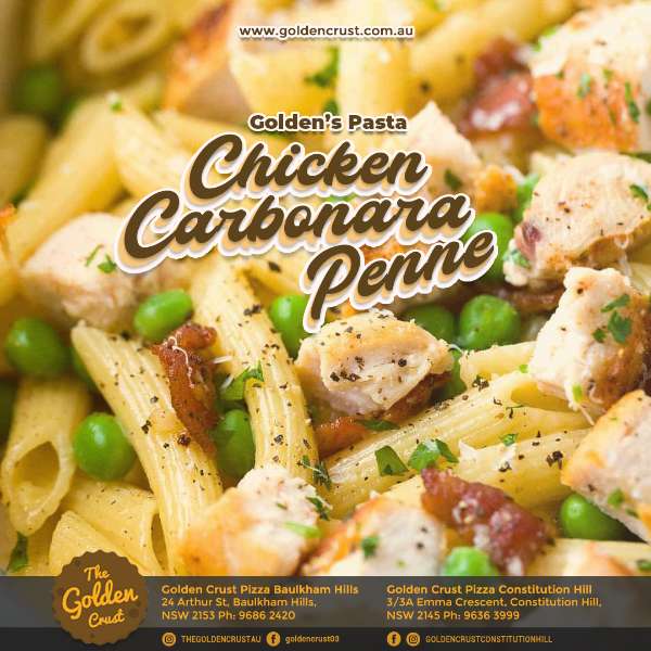Golden's Pasta Chicken Carbonara Penne
