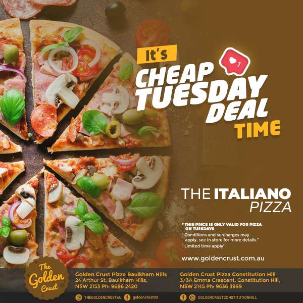 Golden's traditional The Italiano Pizza