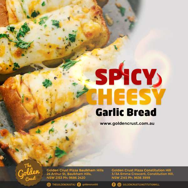 Spicy Cheesy Garlic Bread