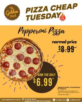 Pepperoni Pizza Cheap Tuesday Deal