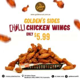 GOLDEN'S SIDES CHILLI CHICKEN WINGS