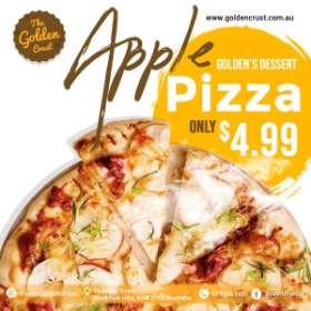APPLE DESSERT PIZZA - GOLDEN CRUST