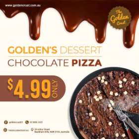 GOLDEN'S CHOCOLATE PIZZA