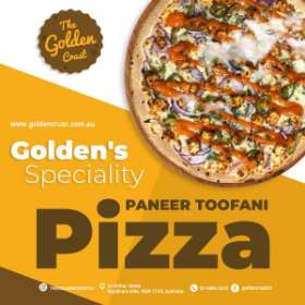 GOLDEN'S PANEER TOOFANI PIZZA