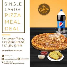 GOLDEN'S MEAL DEAL: SINGLE LARGE PIZZA