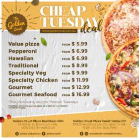 CHEAP PIZZA DEAL | Golden Crust Constitution Hill