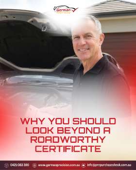 A roadworthy certificate only confirms that a vehicle meets basic legal safety standards at the time of inspection.