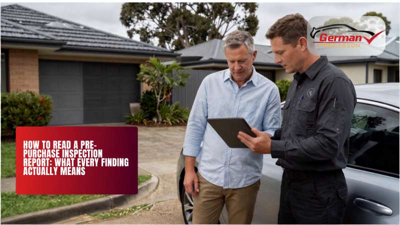 How to Read a Pre-Purchase Inspection Report: What Every Finding Actually Means
