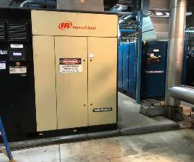 Servicing and repairing Ingersoll Rand air compressor in Sydney