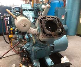 Repairing Bellis & Morcom 160kw 45Bar compressor in Sydney - All Air Compressors