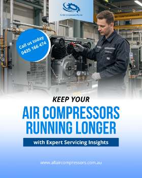 Expert servicing is the key to a longer-lasting air compressor.