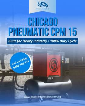 Chicago Penumatic CPM 15 - Build for Heavy Industry 100% Duty Cycle
