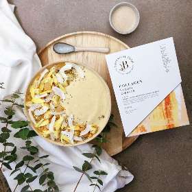 Healthy Collagen Smoothie Bowl by Botanical Path in Australia