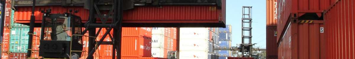 Port Melbourne Containers Banner