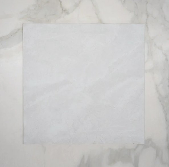 White Tilly Tundra Stone Look Tile Tech Grip 600 x 600 x 10mm Porcelain