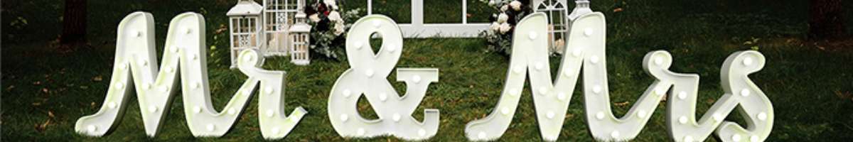 Light Up Letters Banner