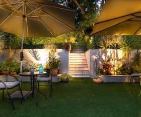 Allyn White electrician specialising in garden lights and design