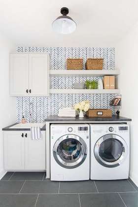 Laundry Room Lighting Idea - Allyn White Electrical