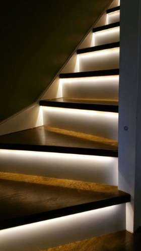 Strip Lights and Step Lights for Your Stair Lighting - by Allyn White Electrical