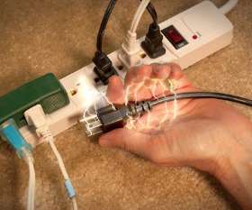 Faulty appliances, wrong repair and even naked wires can cause shocks